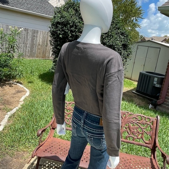 NWT GIRL’S Treasure & Bond Black Raven University Warm & Cozy Pullover - Picture 4 of 10